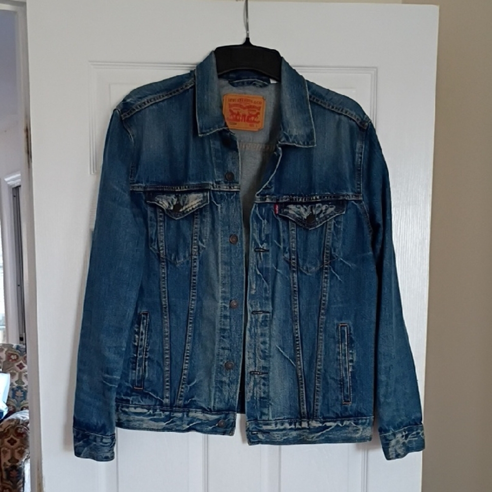 Levi's Strauss Classic Blue Denim Trucker Jacket